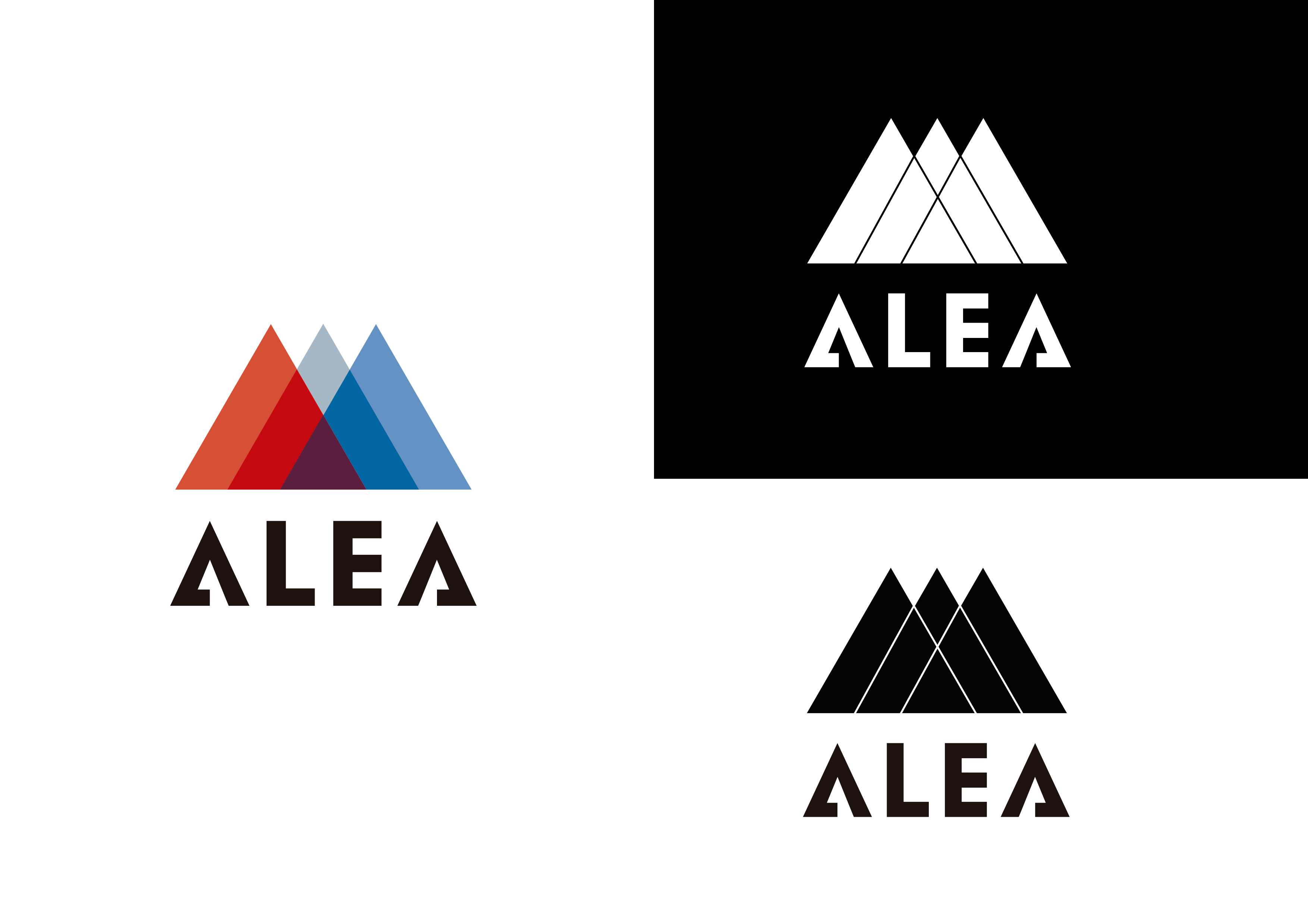Versión vertical y monogromático del logotipo principal